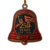 U.S. 250th Anniversary Bell Ornament Commemorative Doorbell of The United States Christmas Tree Hanging Ornament Patriotic Gifts for Collectors
