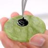 1 Pc Round Jade Stone False Eyelash Extension Glue Adhesive Pallet Pad Holder for Eyelashes Extensions Glue Makeup Tool