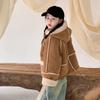 Children's Coat Winter Hooded Fur Thickened Short Warm Jacket