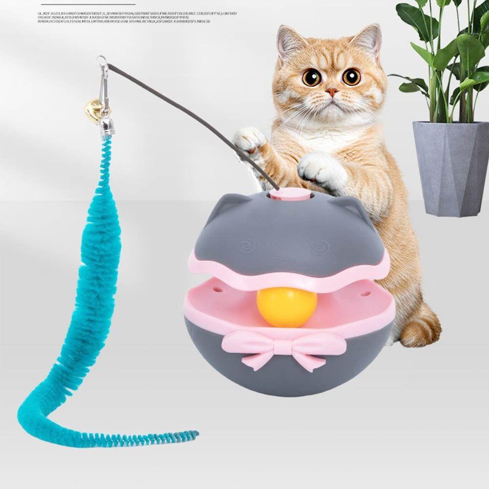 Roller Track Electric Cat Roller Track With Bell Cat Teasing Stick Cat Tumbler Toy Kitten Toy