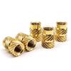 10Pcs M5 Brass Hot Melt Insert Nuts Heating Molding Nuts  for Hot Melt Heat Injection Molding