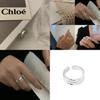 Elegant S925 Silver Candy Wave Pattern Hollow Geometric Ring For Women Fashion