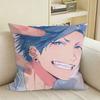 YBC BLAnime Tamura Yui Square Sofa Pillow Cover Solid Color Living Room Home Decor Cushion Case