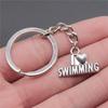 I Love Tags Keychains Findings For Diy Metal Craft Key Chain Accessories