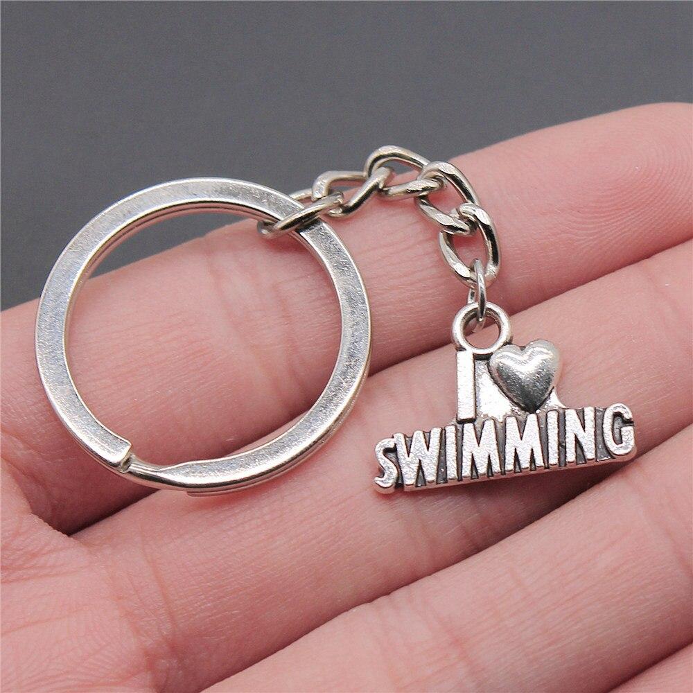 I Love Tags Keychains Findings For Diy Metal Craft Key Chain Accessories