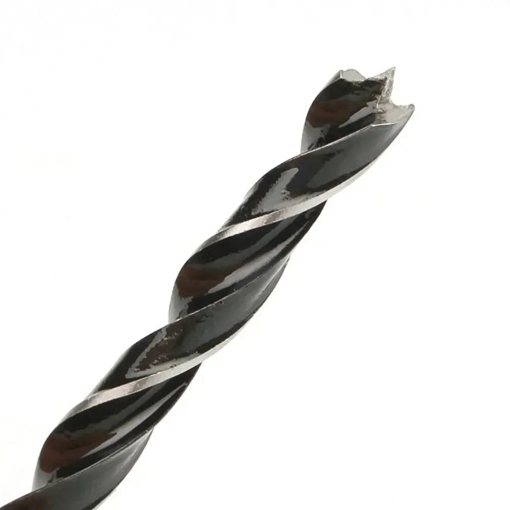 8pc 3-10mm Three-Pointed Woodworking Drill Bit Set - DC Twist Branch Drilling Bits with Plastic Storage Box for Electric Drill