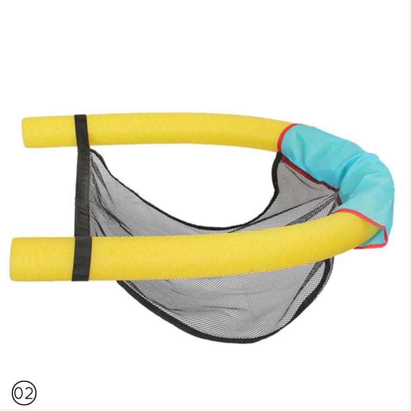 Floating Pool Water Hammock Pool Float Lounger Kid Adult Durable Swim Ring Bed Net Cover Pool Noodle Chair Swimming Accessories