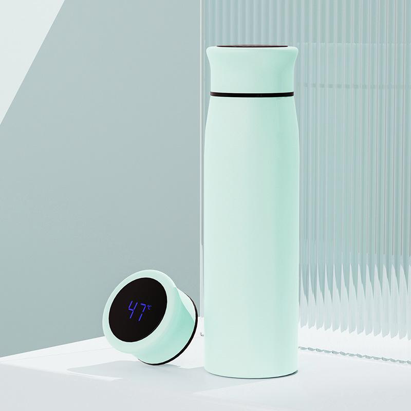 

Прекрасная ценная офисная чашка из нержавеющей стали для девочек встряхивает подарочную кружку. 380ml зелёный