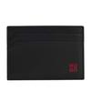 Hugo Red Logo Leather Card Holder