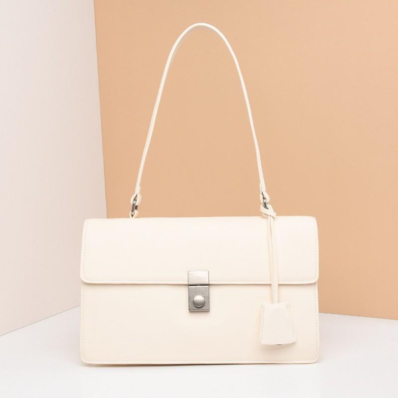 Large Capacity Tote Bag Women Minimalist Chic Crossbody Shoulder PU Leather Black Beige 2026