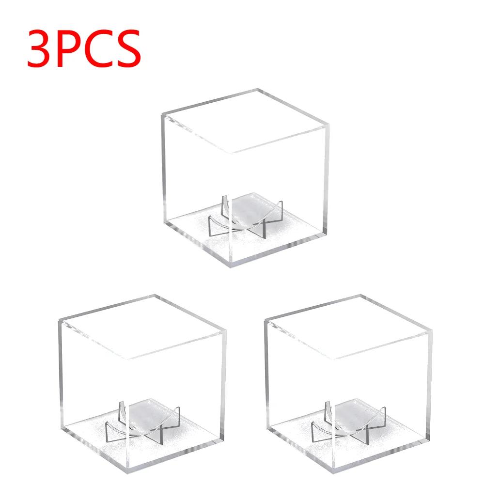 Clear Baseball Box Display Acrylic Transparent Baseball Organizer Case Dustproof UV Protection Perfit For Memorable Collection