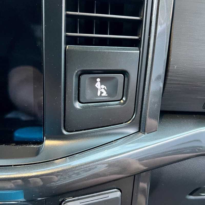 2PCS Road Head Vinyl Stickers Decals for Blank Car Buttons Funny Auto Accessories Stickers for Men Interior Decor