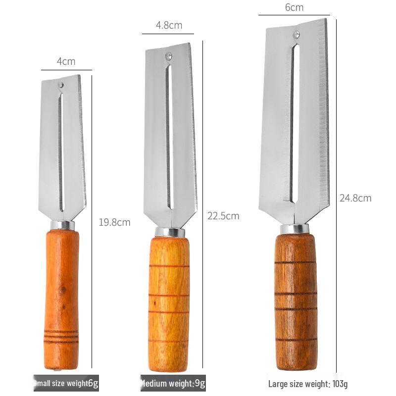 Newcomer Discount: Heavy-Duty Sharp Stainless Steel Sugar Cane and Pineapple Knife, Lettuce Peeler