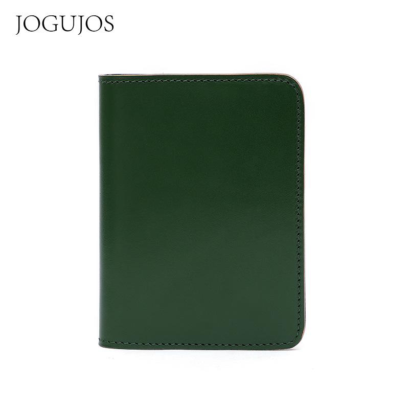 

Кожаная книжка для паспорта Кожаный чехол Многофункциональная сумка для проездных документов Кожа растительного дубления Зажим для билетов Первый слой коровьей кожи Отделение для карт 13.7*9.8*1cm