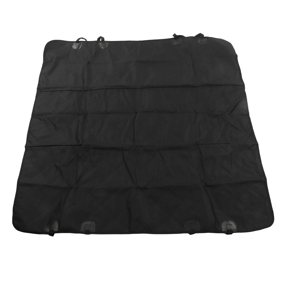 Car Pet Mat Oxford Fabric Black Collapsible Water Resistant Pet Cover for Truck Car