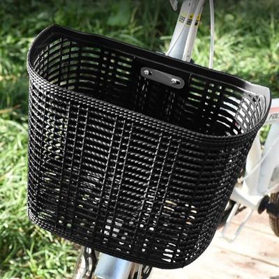 Plastový a ocelový elektrický košík na kolo ve tvaru D pro ukládání jídla na kolo Cyklistické příslušenství