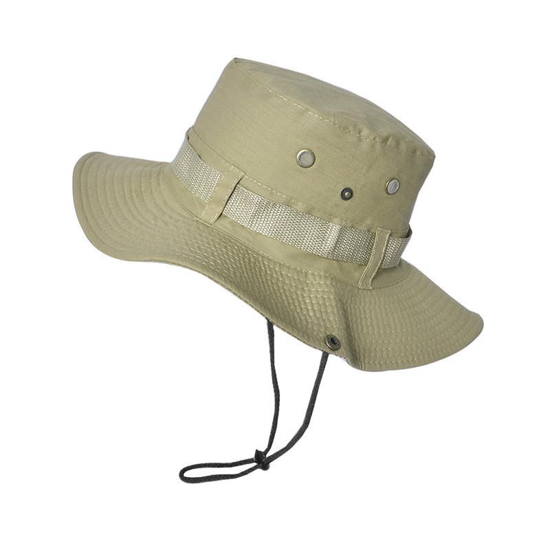 Outdoor Fishing Hat Mens Sun Protection Cap With Breathable Cotton Fabric For Summer Activities