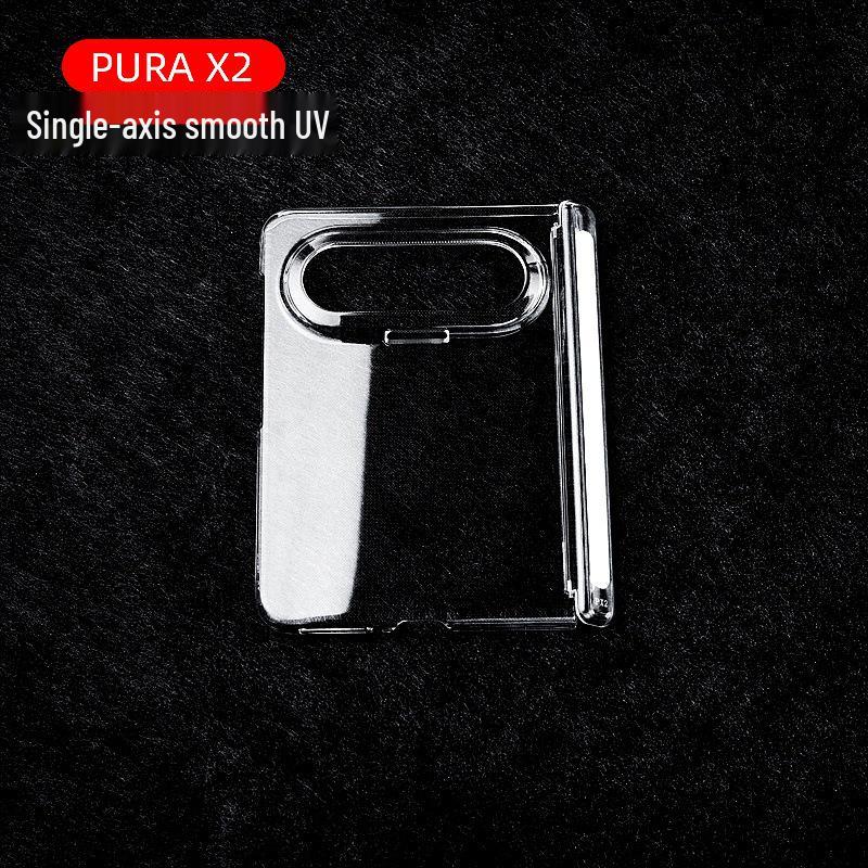 Clear Magnetic Hinge Case for Huawei Pura X Max - Drop-proof, Foldable Screen Protector Huawei Pura X Max