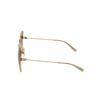 GUCCI alloy frame gold frame brown lenses alloy irregular sunglasses women's models