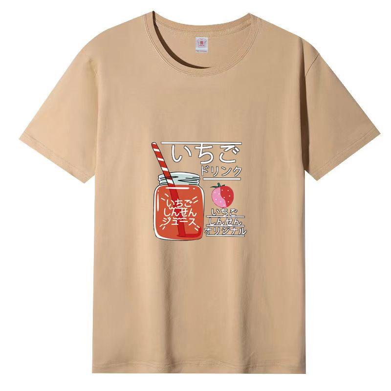 Cotton New Short-sleeved T-shirt Loose Large Size Women's Tops Summer Korean Version of The T-shirt Women