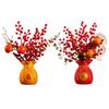 Artificial Red Bouquet Chinese New Year Decor Floral Accessory Crafts Year of