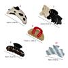 Trendy Acetate Hair Clip Strong Clasp For Long Hair Smooth Clip Lightweight Everyday Use