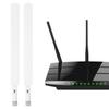 2Pcs 4GLTE Router Antenna B593 CPE for Huawei Network Signal Wireless Male BoosterWhite