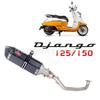 Exhaust Muffler for Modified Peugeot Django 125/150