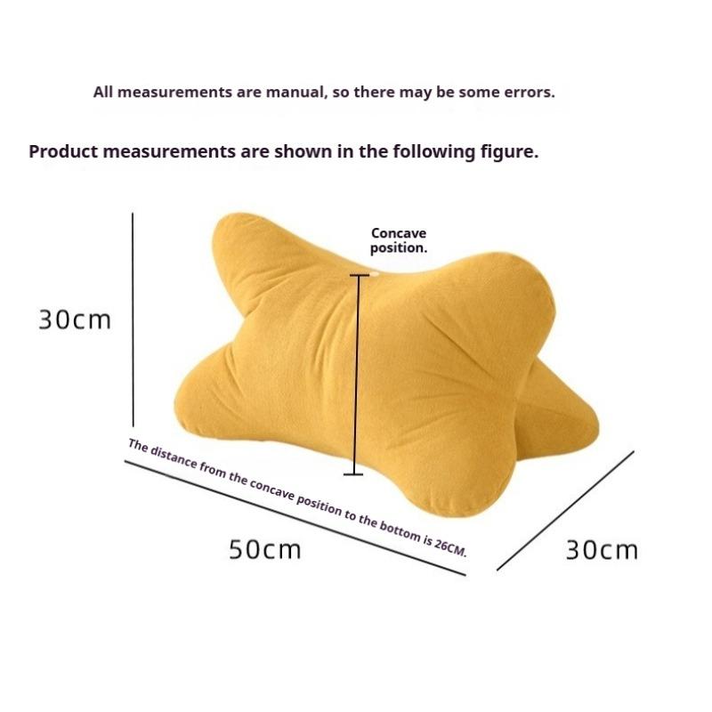 Bone Shape Pillow Cervical Lumbar Support Office Chair Bed Wedge Pillow & Leg Rest for Health Comfort Gift