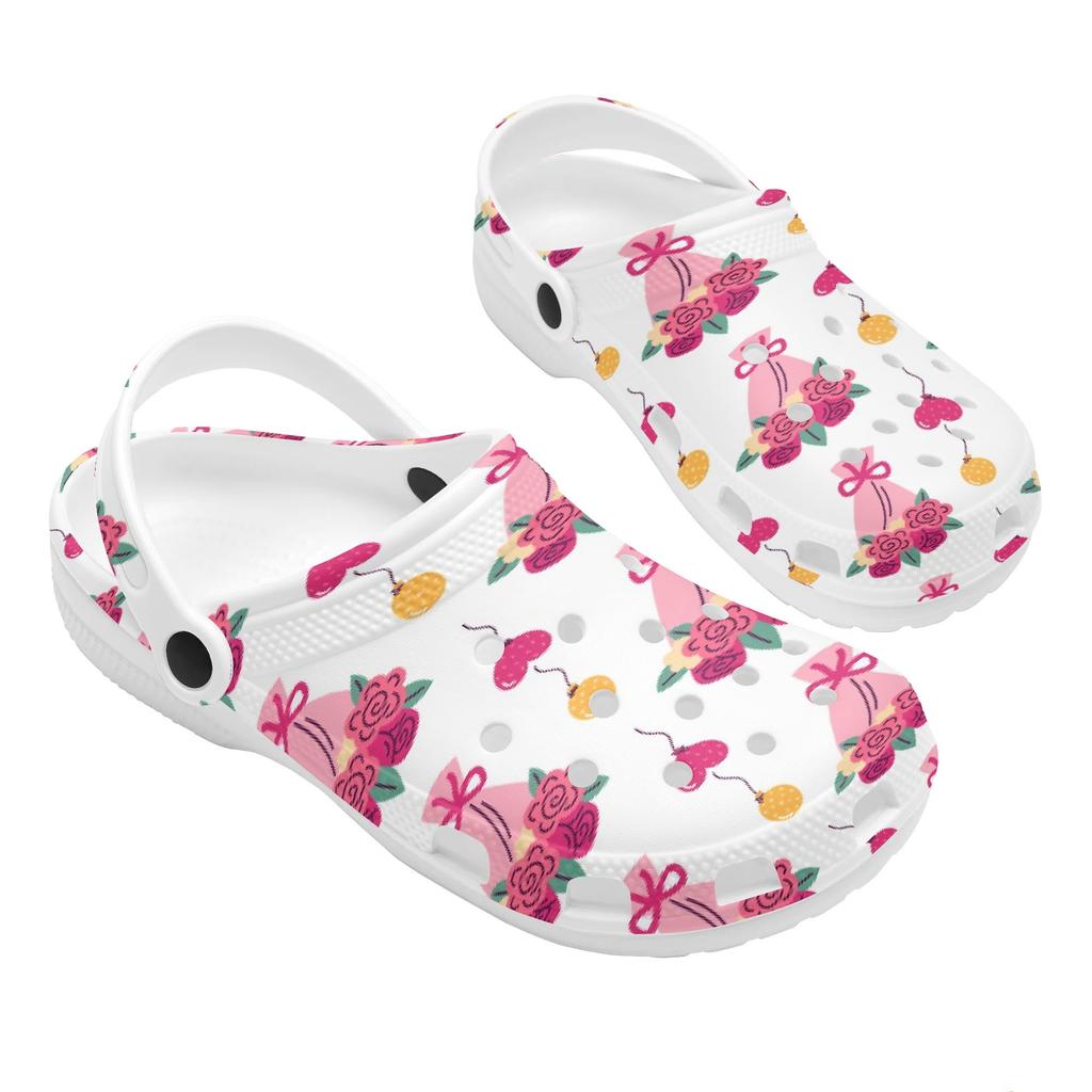 Cartoon Print EVA Casual Clogs Adult Unisex Quick Dry Lightweight Slip On Soft Sole Shoes Summer Sandals Daily Comfort Wear