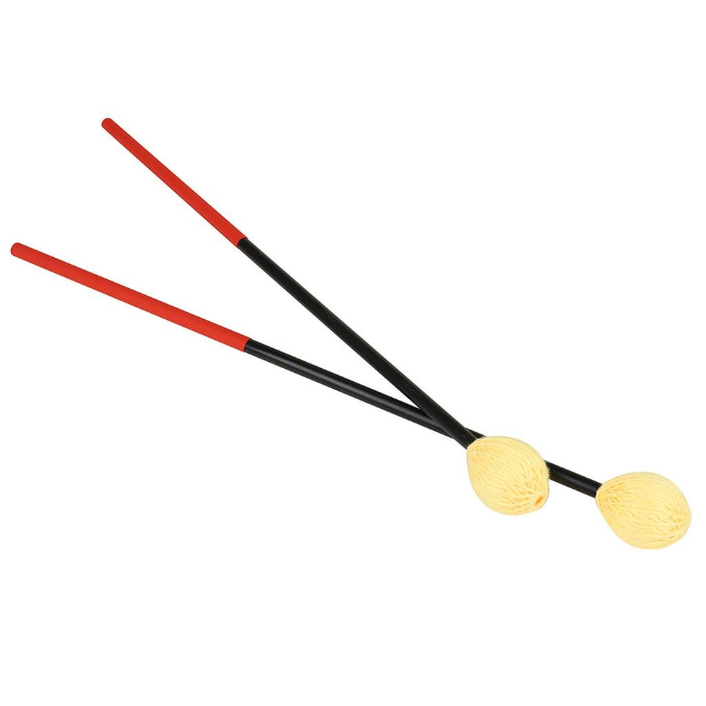 1 Pair 42cm Length Marimba Mallets with Yarn for Head Keyboard Marimba Mallet Perfect for Keyboard Percussion Instrument