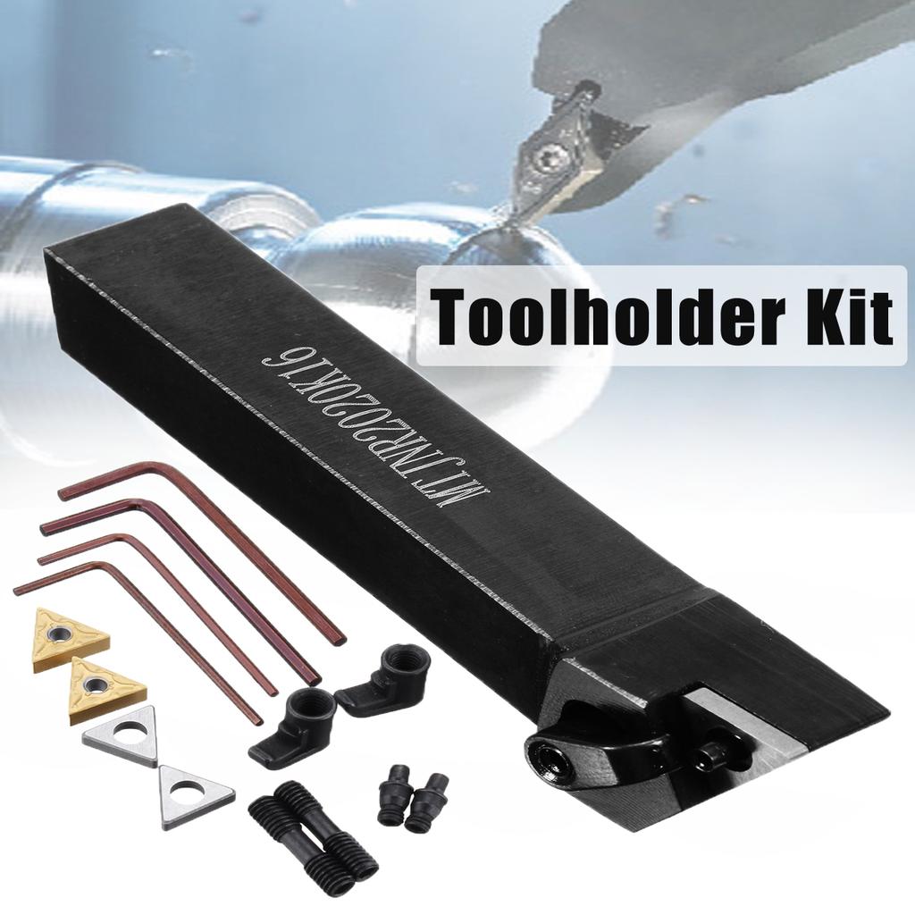 MTJNR2020K16+TNMG1604 Insert--2pcs+ST1603 CMT513+HL1804+L2.2 Turning Tool