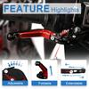 Motorcycle Brake Clutch Levers For Suzuki GSX1100G 1991-1994 GSX1200/Inazuma GSX-R1100 GSX-R1100W Adjustable Foldable Extendable