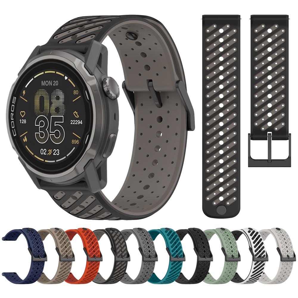 22mm Silicone Strap For COROS APEX 4 42mm Smart Watch Band For COROS PACE 4 3 Wristband Bracelet Accessories