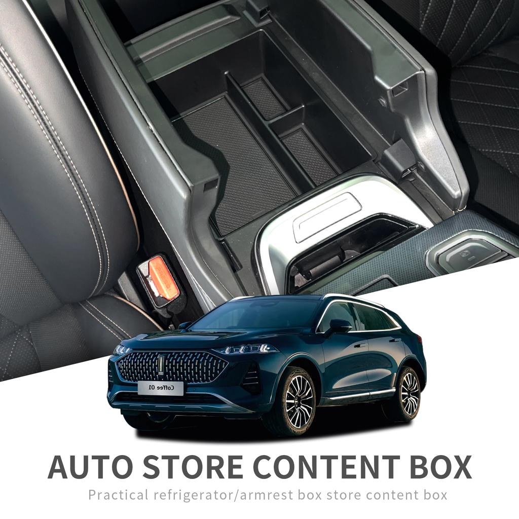 Car Central Armrest Box for WEY Coffee 01 Center Console Storage Tray Organizer Interior Accessories Tidying