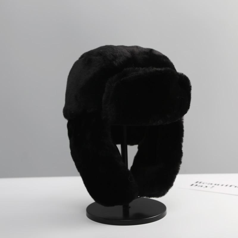 Women's Hat Winter HaTt Ushanka Hat for Female Thicken Cold Cap Warm Hat Windbreak Hat Warm Hat Pilot Cap Hat with Earflaps