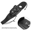 Universal Motorcycle Black PU Leather Fuel Tank Chap Cover Panel with Pouch Bag