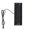 Russische Mechanische Gaming-Tastatur 61 Tasten Kompakt RGB Kabelgebunden Russisch Englisch Tastatur für Arbeit Geschäftsreise