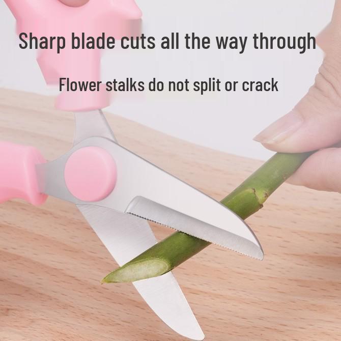 Multi-functional Gardening Pruning Shears - Stainless Steel Scissors for Florist, Flower Shop, Potted Plants, and Garden Tools