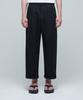 MUSINSA STANDARD Cotton Linen One-Pleat Wide Pants [Black]
