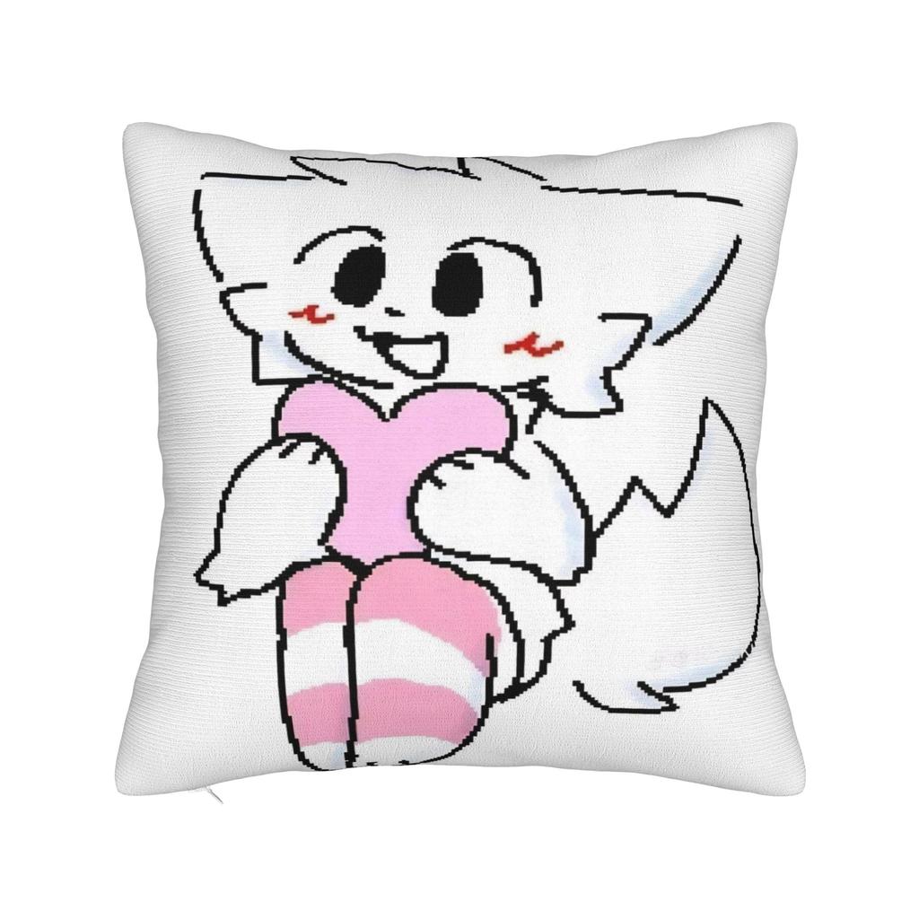 Boykisser Square Pillow Case Cat Cushion Cover Custom Zippered Decor Pillowcase for Car 18"