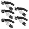 5pcs Seatpost Clamps Quick Release Aluminum Alloy Durable Bike Pipe Clamp Fixed Gear for Universal