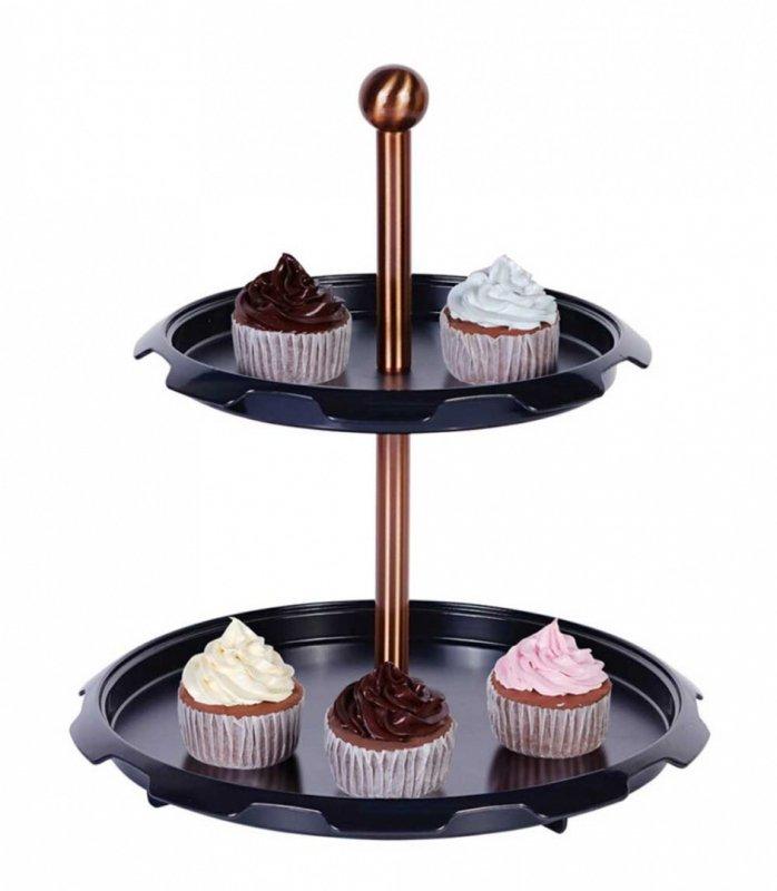 Zweigeschossige Kuchen- und Snack-Platte Berlinger Haus Bh-6776