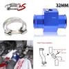 32mm Water Temp Temperature Joint Pipe Sensor Gauge Radiator Hose Adapter 1/8NPT