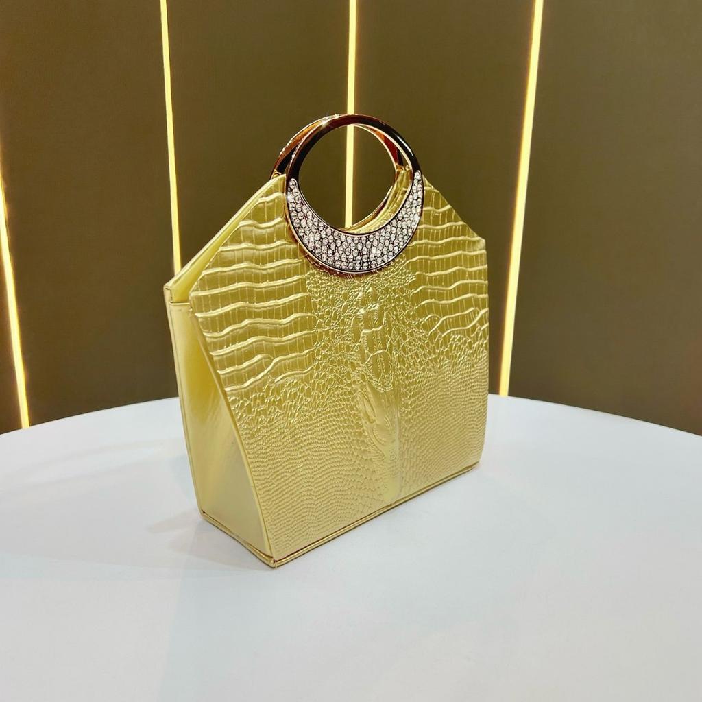 Dinner Bag, Handbag, High-end Rhinestone Banquet Bag, Fashionable Dress Bag, Chain Bag