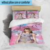 Taylor music Lover Artwork 3pcs Bedding,Including 1pc Duvet Cover And 2pcs Pillowcases Perfect for Christmas,Ideal for Bedroom, Dormitory
