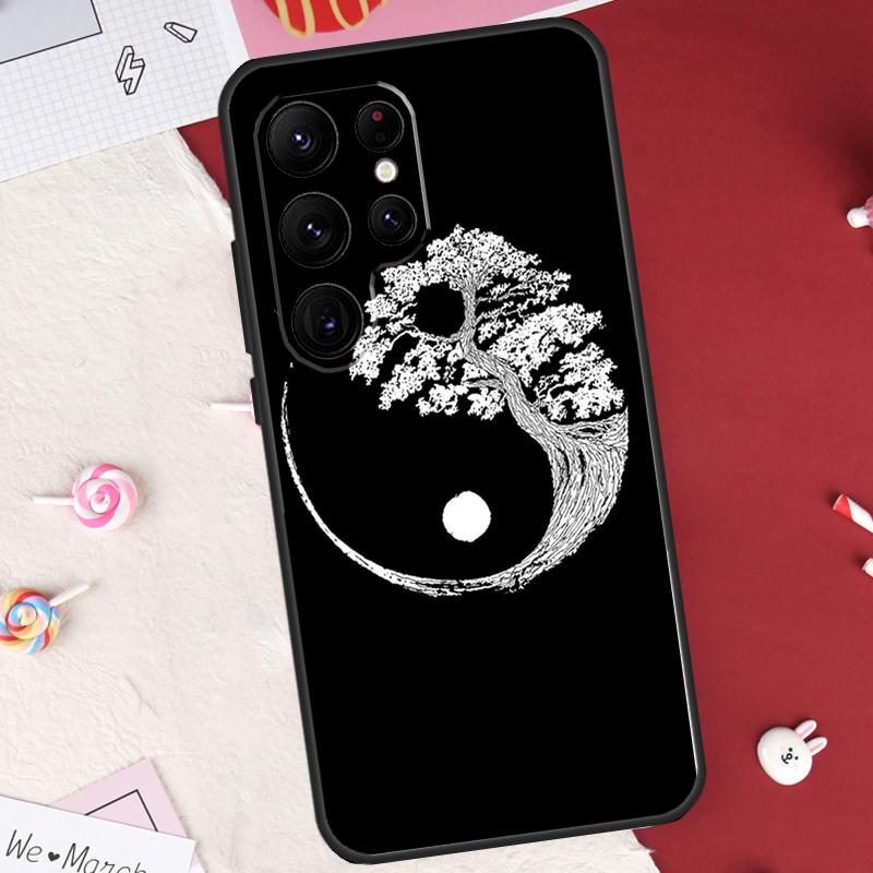 Eight Diagrams Taiji Yin Yang Case For Samsung Galaxy S25 FE S23 FE S20 S21 S22 S24 S25 S26 Ultra S10 S25 Plus Cover Shell