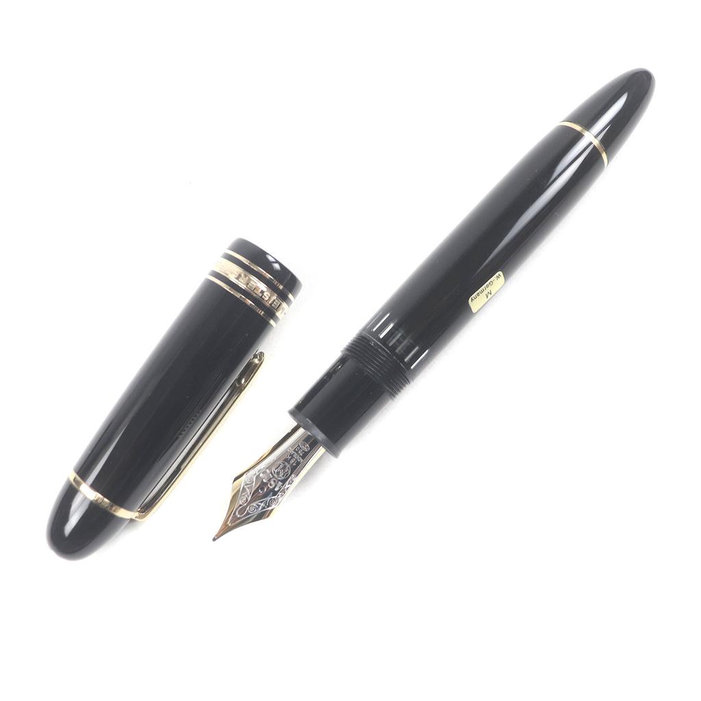 Excellent MONTBLANC fountain pen Meisterstck 149 Cap type Black gold 18K mens Used