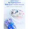 Dual-mode Mouse RGB Luminous 2.4G Wireless Bluetooth Transparent Game Gaming Computer Office Mouse