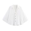 Summer 2025 Women's Slimming Linen Striped Long-Sleeve Shirt